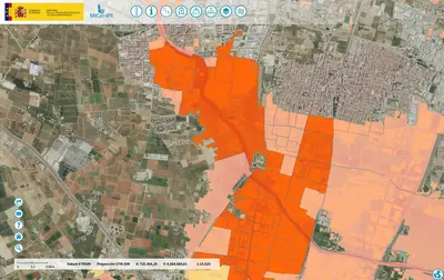 Flood Risk Map for Spain